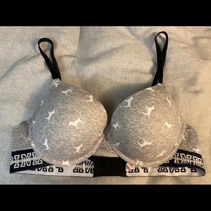 PINK wear everywhere push-up bra